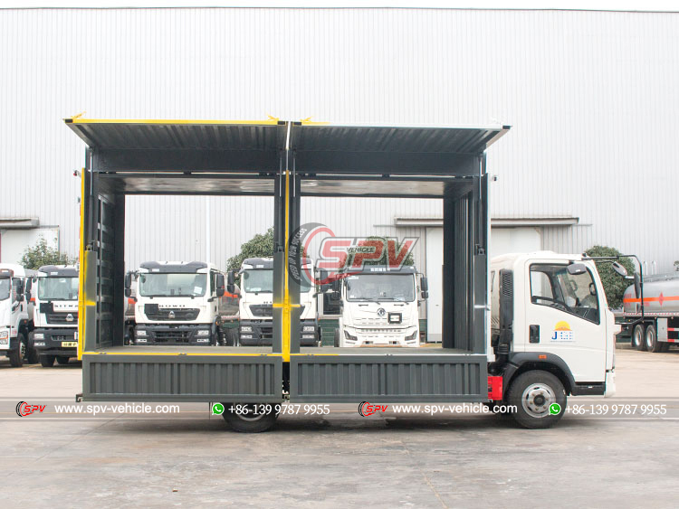 HOWO 4x2 Wing Body Truck - Right Side